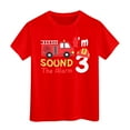 thumbnail image 1 of Hiiyo T-Shirt Garçon Tout-Petit Manches Courtes Camion Graphique, Tailles 3-13, 1 of 3