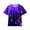 A, variant on Little Boys Tshirts Lightning Print Short Sleeved Graphic Tees Versatile Tee Shirt