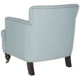thumbnail image 4 of SAFAVIEH Colin Industrial Tufted Club Chair with Casters, Sky Blue, 4 of 7