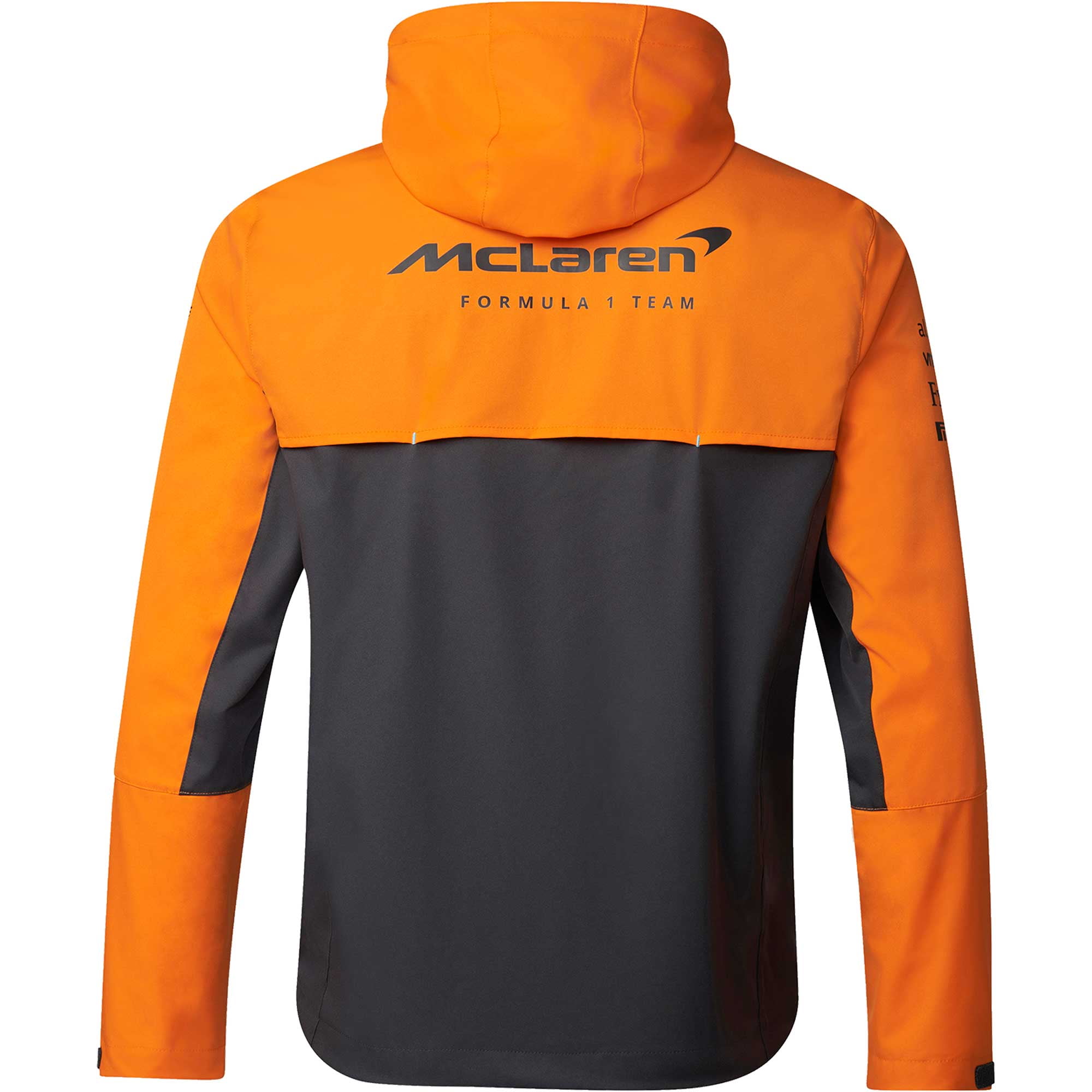 McLaren ナイロンジャケット XL ネイビー/オレンジ Men's Castore Orange/Charcoal McLaren F1 Team 2023 Replica Hoodie