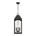 thumbnail image 2 of 4 Light Outdoor Hanging Lantern In Transitional Style-26.5 Inches Tall And 9.75 Inches Wide Capital Lighting 946342Bk, 2 of 4