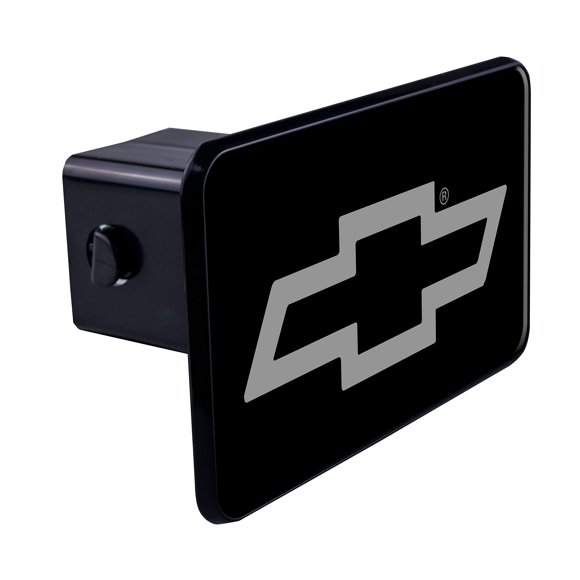 Chevy Bowtie Silver 3D Polyurethane Domed Plastic Trailer Hitch Cover 2" Receiver