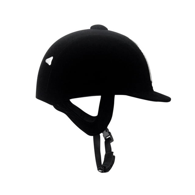Almencla Horse Riding Hat Horse Rider Helmet Half Cover Gifts Horseback Riding Helmet 56cm