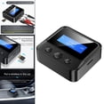 thumbnail image 4 of Adaptador Bluetooth Interfaz AUX de 3,5 mm dual Compatibilidad de navegación Llamadas manos libres Transmisor estéreo para TV de SOLEDAD Adaptador bluetooth, 4 of 10