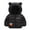 Black, variant on Kids Tiger Print 3D Pattern Fleece Hooded Zip Jacket Winter Warm Coat for Boys Girls Kids Jacket