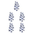 thumbnail image 2 of Baohd Add Of Color With Colorful Butterflies Wall Stickers Decorative Butterflies Simulated Butterflies Home Decor LK12 blue 5Set, 2 of 6