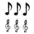 thumbnail image 4 of Minkissy 6 Pcs Support de Musique Partitions Clips de Musique Alliage Noir Résistant à la Rouille Pratique Musicale, 4 of 7