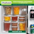 thumbnail image 3 of Freshware Recipientes de almacenamiento de alimentos [50 juegos] Recipientes de plástico de 8 onzas con tapas, Slime, sopa, recipientes de preparación de comidas, sin BPA, apilab, 3 of 8