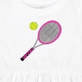 thumbnail image 4 of Inktastic Pink Tennis Racket and Ball Girls Baby Dress, 4 of 5