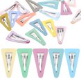 thumbnail image 3 of 20 Pcs Petites Pinces à Cheveux Pinces à Cheveux Filles Épingles à Cheveux Femmes Barrettes Triangles, 3 of 9