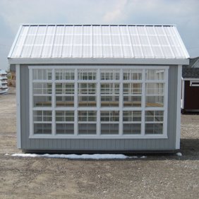 Little Cottage 8 X 16 Ft Colonial Gable Greenhouse With Optional