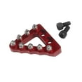 thumbnail image 5 of Luwecf Motorcycle Rear Brake Pedal Tip Easy Installation Accessories Aluminum Alloy Red, 5 of 9