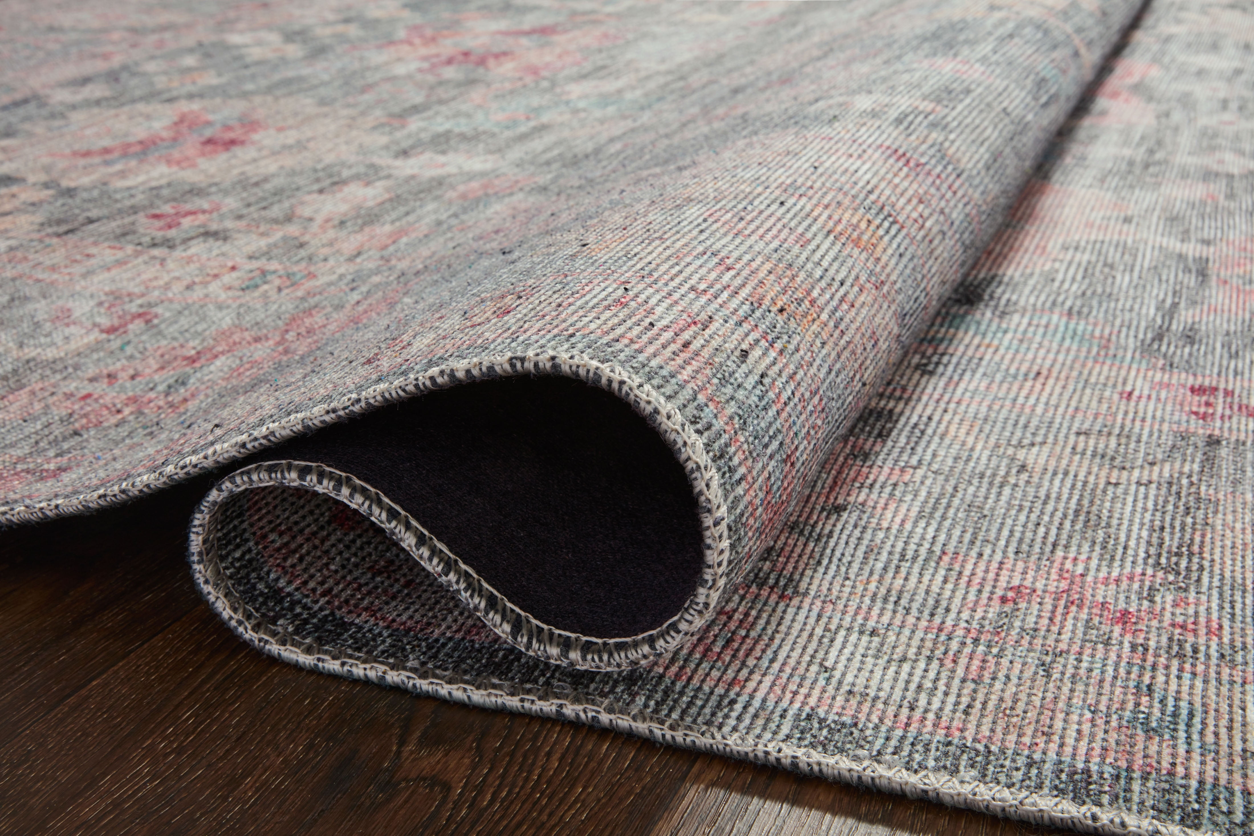 Loloi II Elysium Polyester Graphite Multi Area Rug, 8'6" x 11'6"
