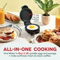 thumbnail image 6 of Kilougeis Hot Sale Mini Waffle Maker - 4” Waffle Mold, Nonstick Waffle Iron with Quick Heat-Up, Ptfe Nonstick Surface - Perfect Mini Waffle Maker for Kids and Families, Just Add Batter, 6 of 11