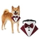 thumbnail image 3 of Esmoquin formal para perro, collar de bandana para boda, collar de perro con pajarita, pajarita ajustable para perro para mascotas pequeñas, medianas y grandes, 3 of 6