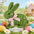 thumbnail image 1 of shyuyusa Cartoon Rabbit 2D Desktop Decorative Ornament, Flat Printed Art Craft, Cute Tabletop Accessory for Bedroom Study and Leisure Room Layout, 1 of 9