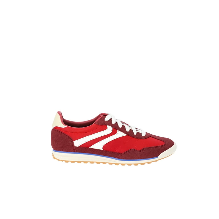 Non♪ No Boundaries Retro Lace-Up Sneakers, Women's - Walmart.com