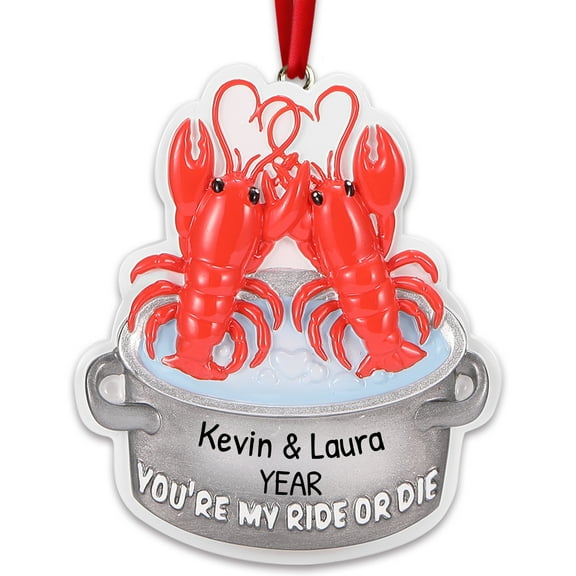 Personalized Couple Ornaments 2024 - Our First Christmas Together Ornament 2024 Unique Gifts for Couples Ornament Better Together Ornament Anniversary Gifts Lobster Couple Ornaments for Christmas Tree