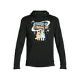 thumbnail image 5 of Bluey Men's & Big Men's Y2K Graphic Hoodie Sweatshirt, Sizes S-3XL, 5 of 5