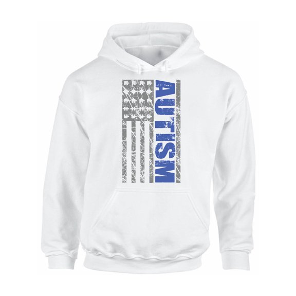 Awkward Styles Unisex Autism Awareness American Flag Graphic Hoodie Tops