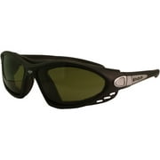 Solar Bat Speed Polarized Sunglasses, Black