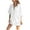 White, variant on Lovskoo 2024 Women's Chiffon Nightshirt Button Down Sleepshirt Silk 3/4 Sleeve Nightgown Boyfriend Notch Collar Sleepwear White