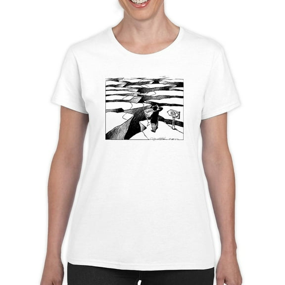 Arid Lands T-Shirt Women -Wilfred Hildonen Designs, Female XX-Large