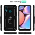 thumbnail image 2 of A10s Case, Samsung Galaxy A10s Case Military Grade Protective Samsung Galaxy A10s Cases Cover with Ring Car Mount Kickstand for Samsung Galaxy A10s - Black, 2 of 6