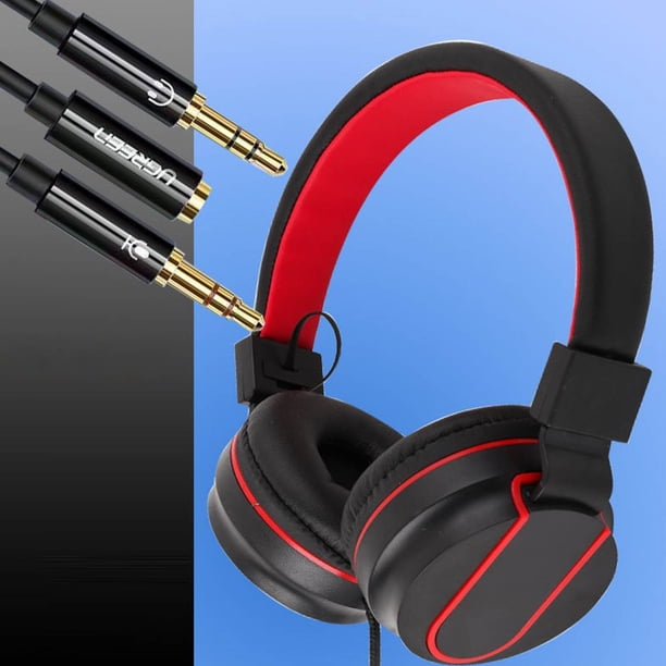 Noise Cancelling Heavy Headset Gaming Wired Universal Headset Foldable