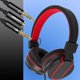 thumbnail image 1 of Noise Cancelling Heavy Headset Gaming Wired Universal Headset Foldable, 1 of 5