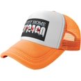 thumbnail image 1 of Chicago Flag Skyline Mesh Back Trucker Cap Baseball Cap, 1 of 8
