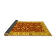 thumbnail image 2 of Ahgly Company Indoor Round Oriental Yellow Traditional Area Rugs, 8' Round, 2 of 4