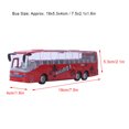 thumbnail image 3 of Juguete Modelo de Autobús de Tránsito Realista A Escala 1:50 Con Luz y Música, Adecuado para Coleccionis, Regalos, Adornos, Amarillo, Rojo, opcional opcional, 3 of 7