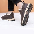 thumbnail image 3 of Fleece Lined Winter Boots foe Women Comfortable Non Slip Snow Booties Warm Plush Slip On Ankle Boots with Arch Support Gray Size 8, 3 of 7