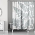 thumbnail image 2 of Creative Products Soft Blue Fern Collage 71x74 Shower Curtain, 2 of 2