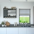 thumbnail image 2 of Ada Home Decor Furniture 3 Tier 33.5" Anthracite Knerr Modern Hanging Floating Shelves, 2 of 7