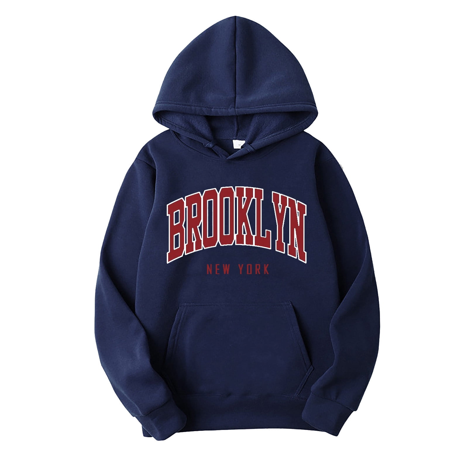 Guys tartan & letter graphic drawstring hoodie hotsell