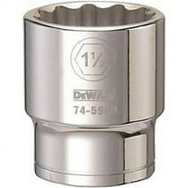 Stanley Tools DWMT74595OSP 0.75 Drive 12 Point Socket, 1.5 in.