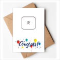 thumbnail image 1 of Teclado símbolo r Sobre de la Carta de felicitación de la tarjeta de matrimonio, 1 of 4