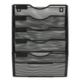 thumbnail image 6 of Techvida Wall File Holder, Office Mesh Hanging File Folder with 5 Pockets, Magazine Rack Mail Storage, 6 of 7