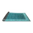 thumbnail image 2 of Ahgly Company Indoor Square Oriental Light Blue Industrial Area Rugs, 8' Square, 2 of 4