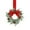 (F), variant on Wizlet 2026 New Mini Christmas Wreaths for Cabinets, 6 In Toself with Mini Christmas Wreaths, Artificial Green Plants, Berry for Door Widows Wall Cabinet Decor (G)