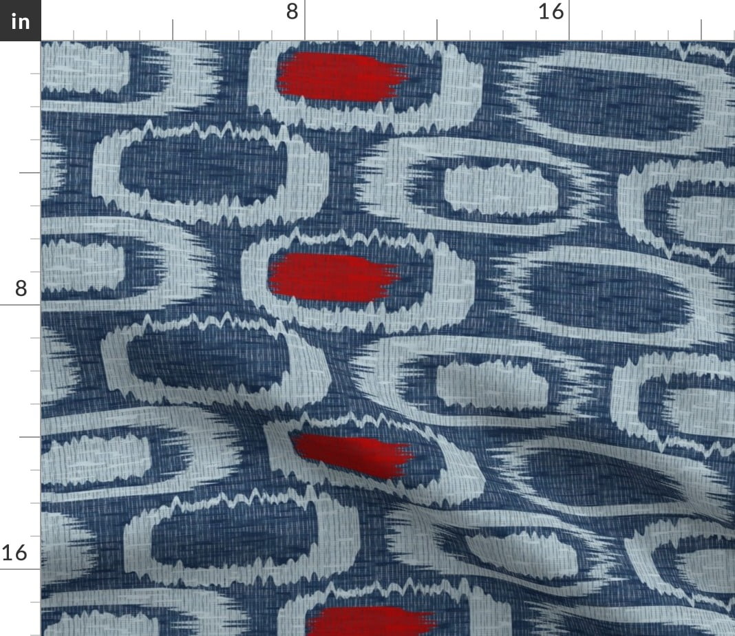 Table Runner Shibori Mod Geometric Retro Rustic Ikat Rustic Weave Cotton Sateen 