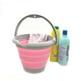 thumbnail image 5 of SAMMART Collapsible Plastic Bucket - Foldable Round Tub - Portable Fishing Water Pail - Space Saving Outdoor Waterpot, size 27cm dia, 5 of 7