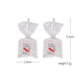 thumbnail image 2 of Boucles d'Oreilles Poisson Rouge Drôle Chic Transparent Sac d'Eau Boucles d'Oreilles Poisson Mignon Déclaration Boucles d'Oreilles Poisson Rouge Requin pour Femmes, 2 of 4