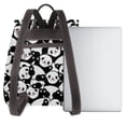 thumbnail image 2 of Hirioo Cute Panda (3) for Womens Backpack Leather Backpack for Women Travel Fashion Bags,Perfect for Work, School, or Casual Outings, 2 of 4