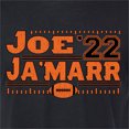 thumbnail image 5 of Wild Bobby Cincinnati Football Joe Ja'Marr 22 Sports Men Premium Tri Blend T-Shirt, True Black, Medium, 5 of 5