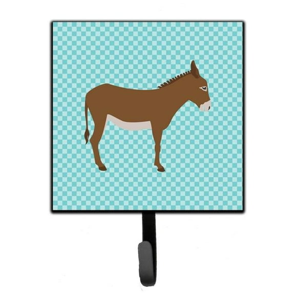Carolines Treasures BB8023SH4 Cotentin Donkey Blue Check Leash or Key Holder