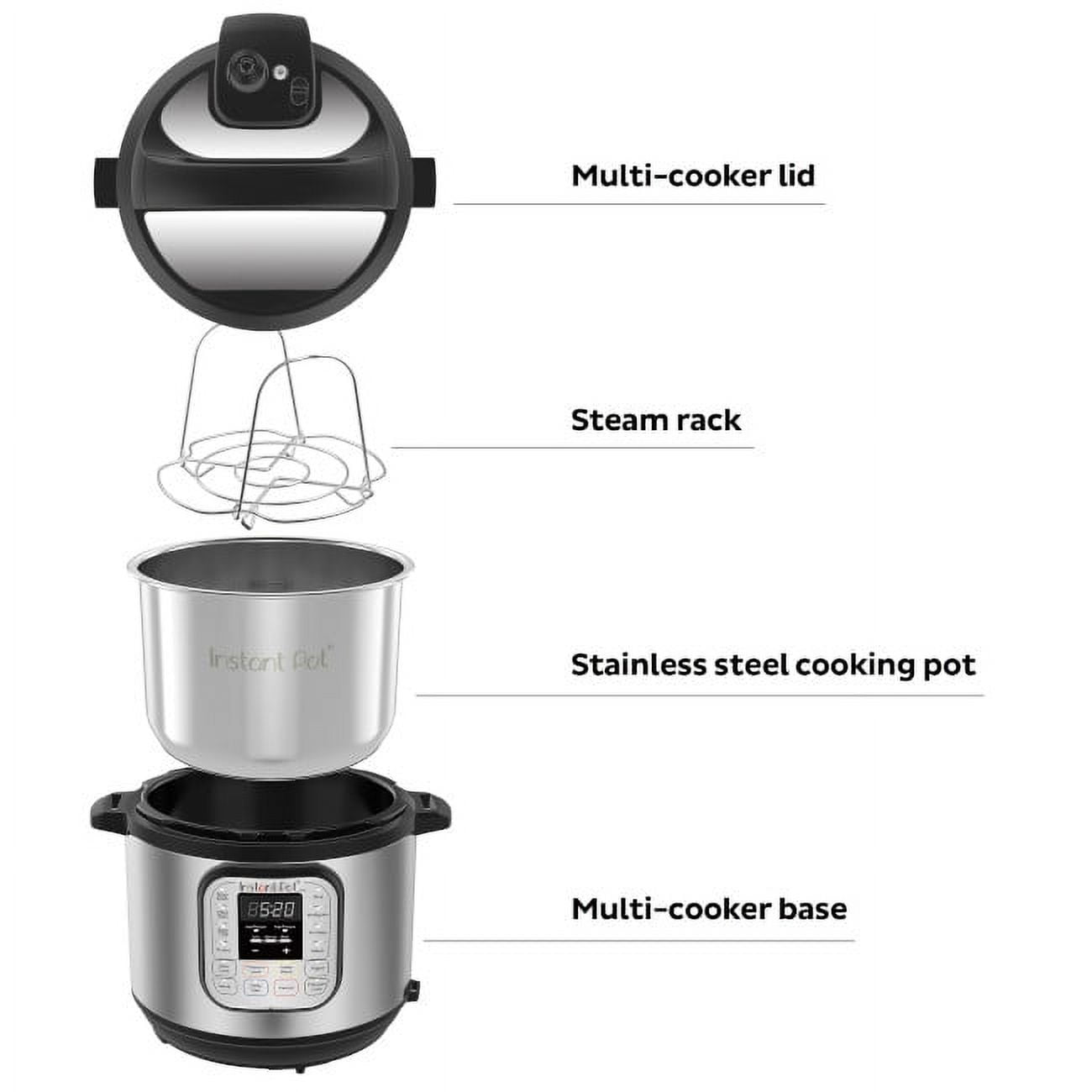 Restored Instant Pot Duo Mini 7in1 MultiUse Programmable Pressure Cooker,  Slow Cooker, Rice Cooker, Steamer, Saute, Yogurt Maker and Warmer, 3 Qt  (Refurbished) 