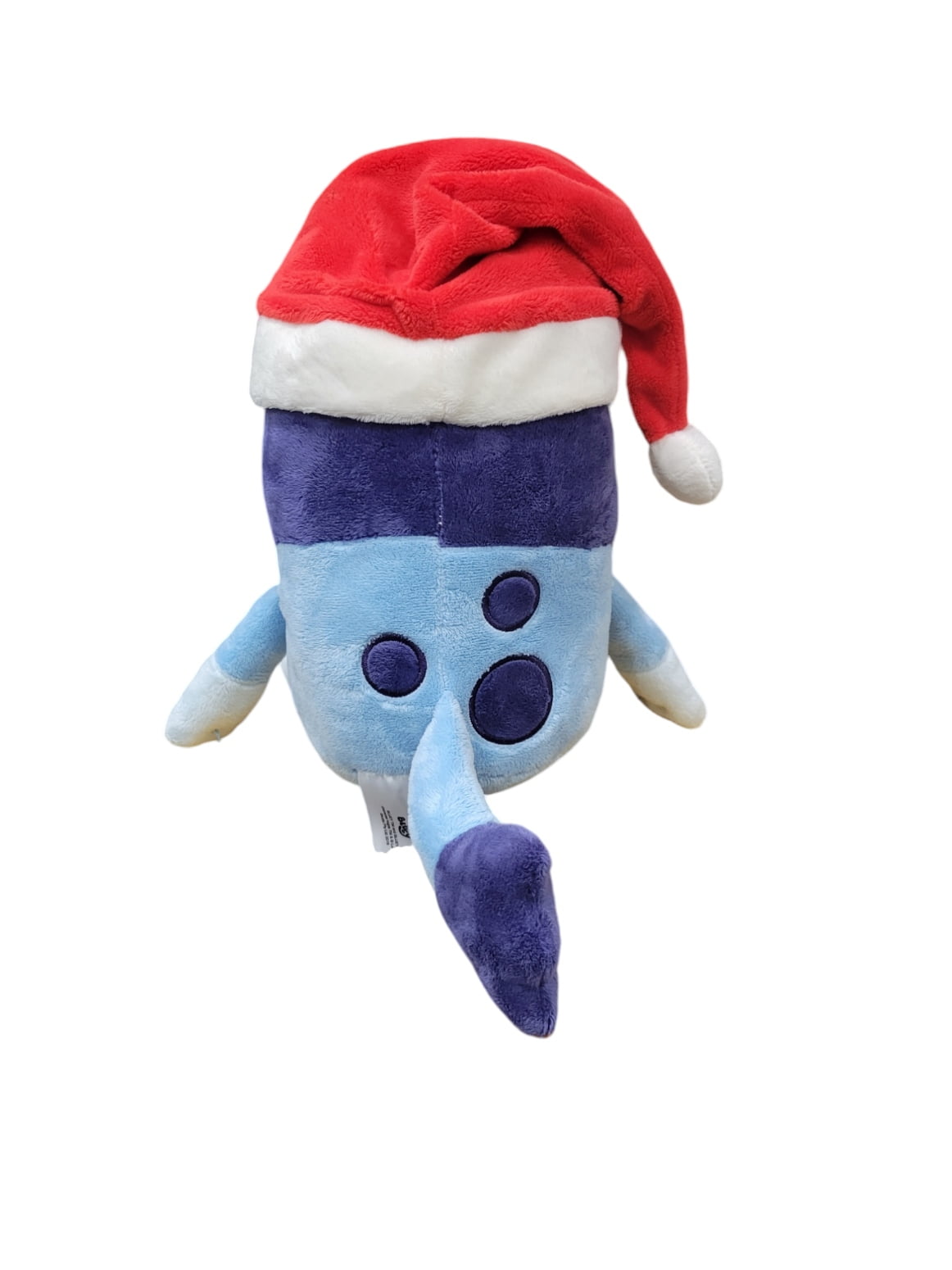 Bluey 16" Christmas Plush Wearing Santa Hat Stocking Stuffer Christmas Plush Stuffed Animal For Children 3 and up